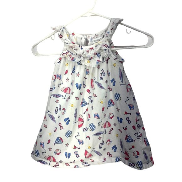 Jillians Closet Beach Themed Sundress size‎ 3T sleeveless Dress - Picture 1 of 9